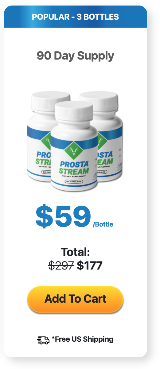 ProstaStream - 3 Bottles